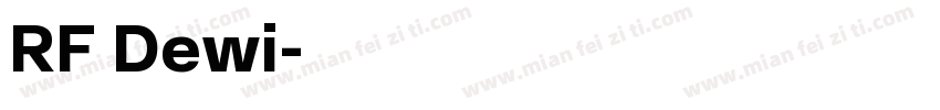 RF Dewi字体转换